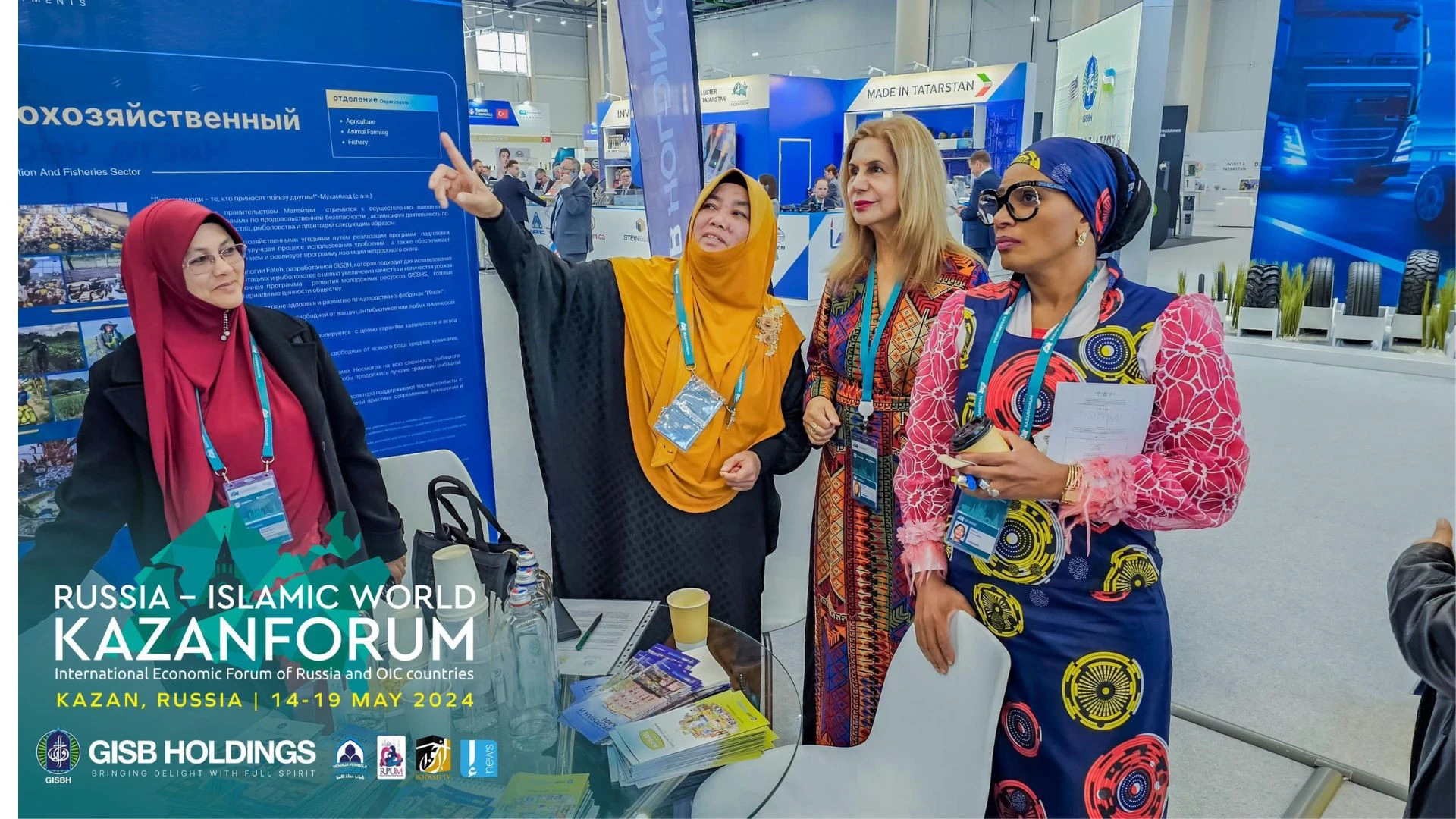 KazanForum 2024, sebuah forum ekonomi internasional yang mempertemukan Rusia dan negara-negara Organisasi Kerja Sama Islam (OKI). Credit:Ikhwan News.