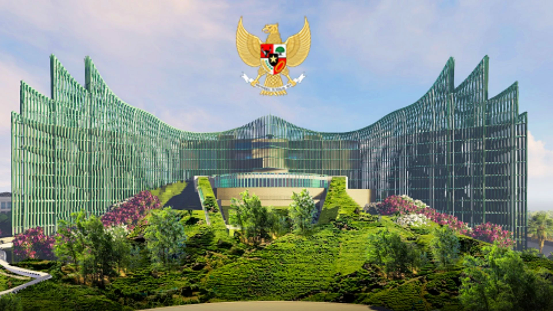 Istana Presiden di IKN: Simbol masa depan, berdiri megah tanpa genangan. Credit: radarikn.id.