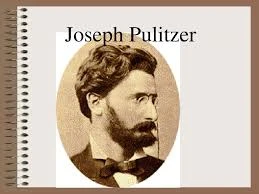 Joseph Pulitzer (1847–1911), tokoh pers Amerika kelahiran Hungaria yang menjadi pelopor jurnalisme modern. Namanya diabadikan dalam Penghargaan Pulitzer, sebuah penghargaan bergengsi yang dianugerahkan setiap tahun untuk pencapaian luar biasa dalam jurnalisme, sastra, dan musik di Amerika Serikat. Kredit:SlideServe.