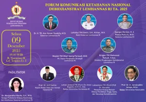 Rektor Universitas Hasanuddin, Prof. Dr. Ir. Jamaluddin Jompa, M.Sc., hadir sebagai narasumber dalam Forum Komunikasi Ketahanan Nasional (FKKN) Debidjianstrat Lemhannas RI 2025 — mewakili suara perguruan tinggi Indonesia dalam memperkuat kolaborasi ilmu pengetahuan dan ketahanan nasional.