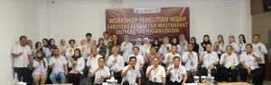 Suasana Workshop Penelitian Hibah yang diselenggarakan Fakultas Kesehatan Masyarakat Universitas Hasanuddin di Makassar, Senin (26/1/2026), sebagai upaya penguatan kapasitas riset dan penyusunan proposal penelitian dosen.