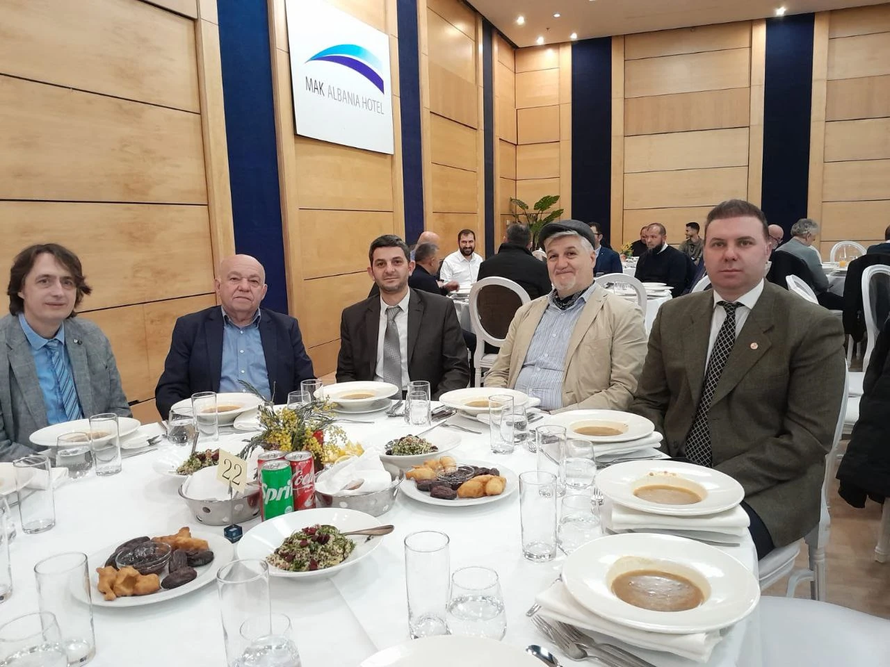 One of the iftars being offered in Tirana, Ramadan 2026