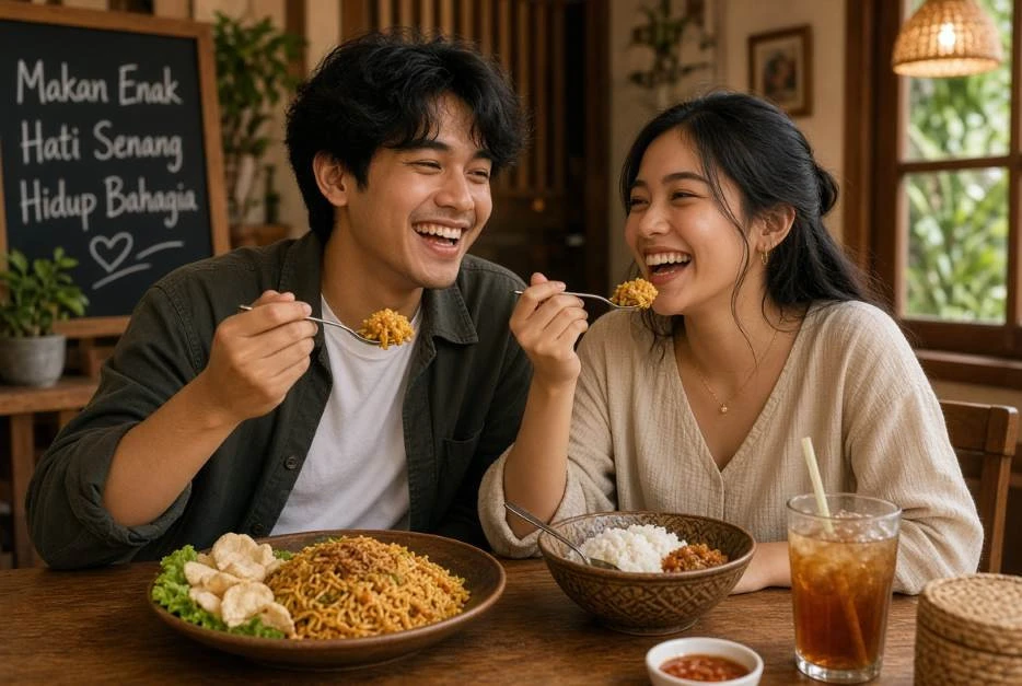 Makan bersama. Ilustrasi: X Grok 